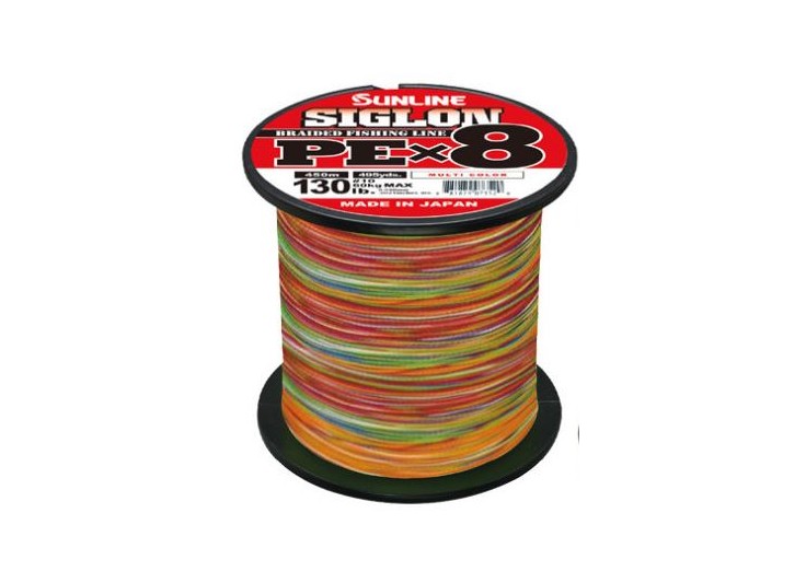 TRESSE SUNLINE SIGLON 8X TUNA BROUME 450 M MULTICOLOR 2022