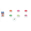 PERLES FLOTTANTES OVALES FLUO 