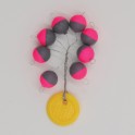 PERLES FLOTTANTES RONDES FLUO 