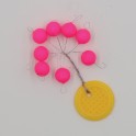 PERLES FLOTTANTES RONDES FLUO 