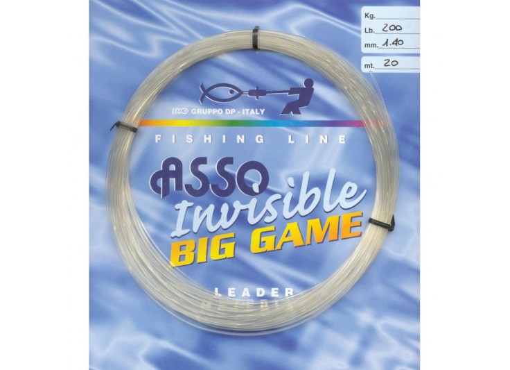 ASSO FLUOROCARBONE INVISIBLE BIG GAME 20 M 2017