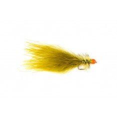 STREAMER FULLING MILL - TADDY HOT OLIVE/RED - H 10