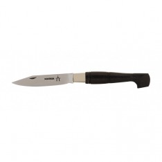 COUTEAU PLIANT NONTRON VIROLE BLOCANTE MANCHE EBENE FORME SABOT