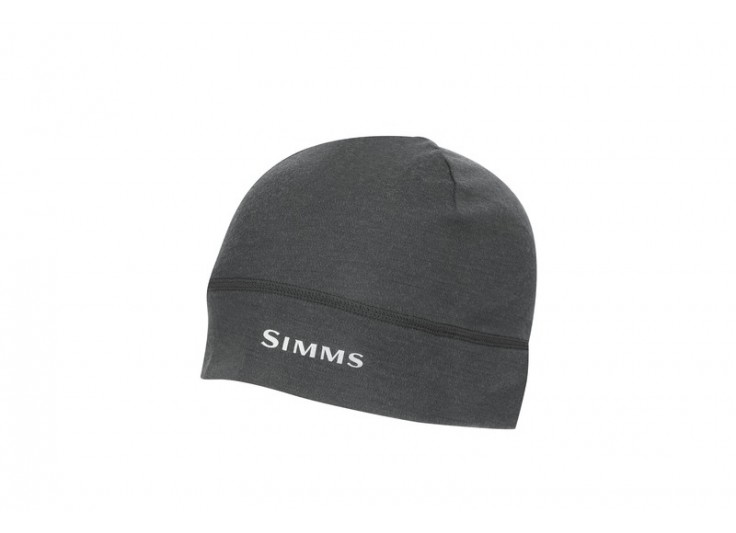 Bonnet SIMMS Lightweight Wool Liner Beanie Carbon 2021