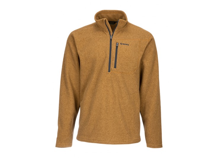 Polaire SIMMS Rivershed 1/4 Zip Dark Bronze 2021