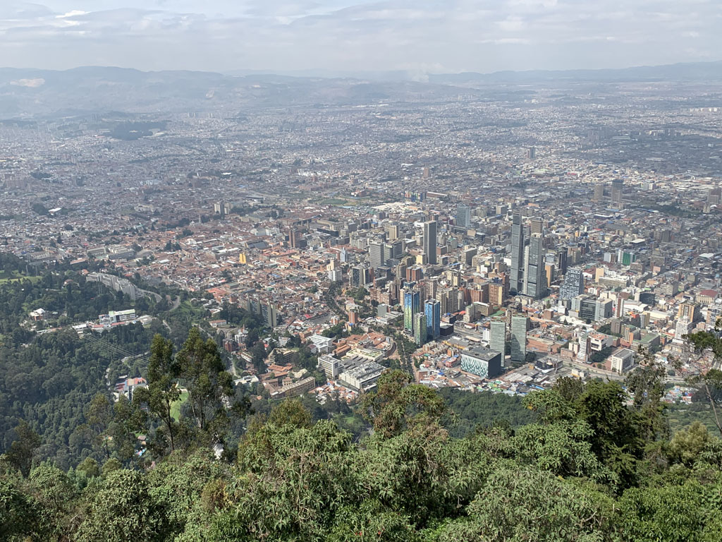 vue aérienne bogota