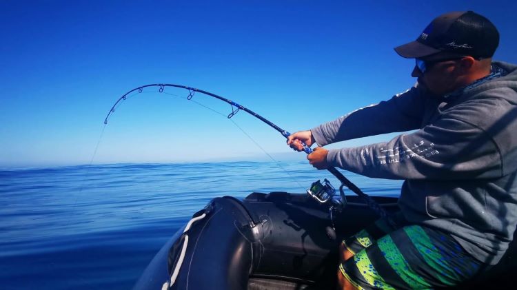 pêcheur canne à pêche