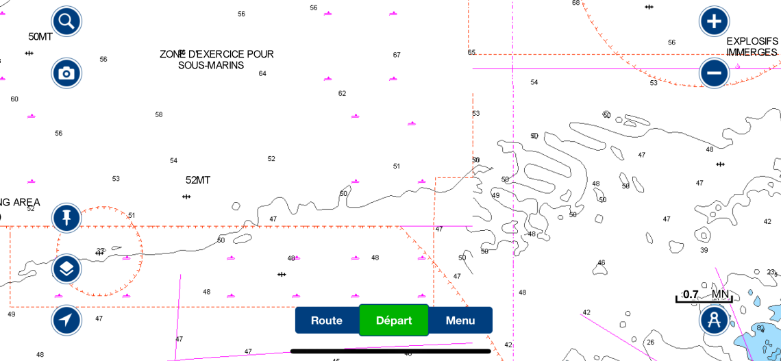 Carte marine SHOM